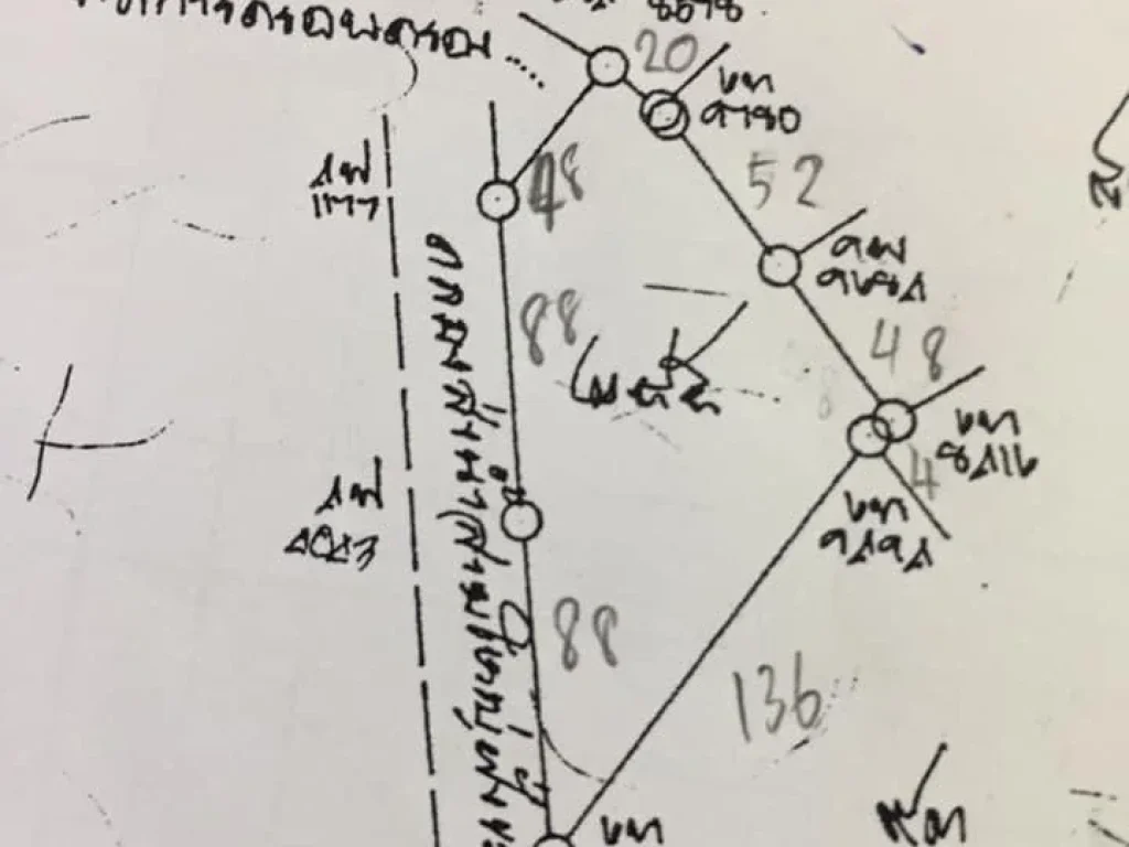 ขายที่ดินริมคลองชลประทานถนนลาดยางวิวดี บ้านพังขว้าง