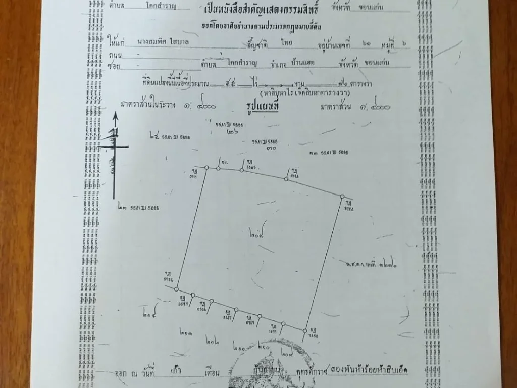 ขายที่ดินเป็นที่ไร่ 50ไร่