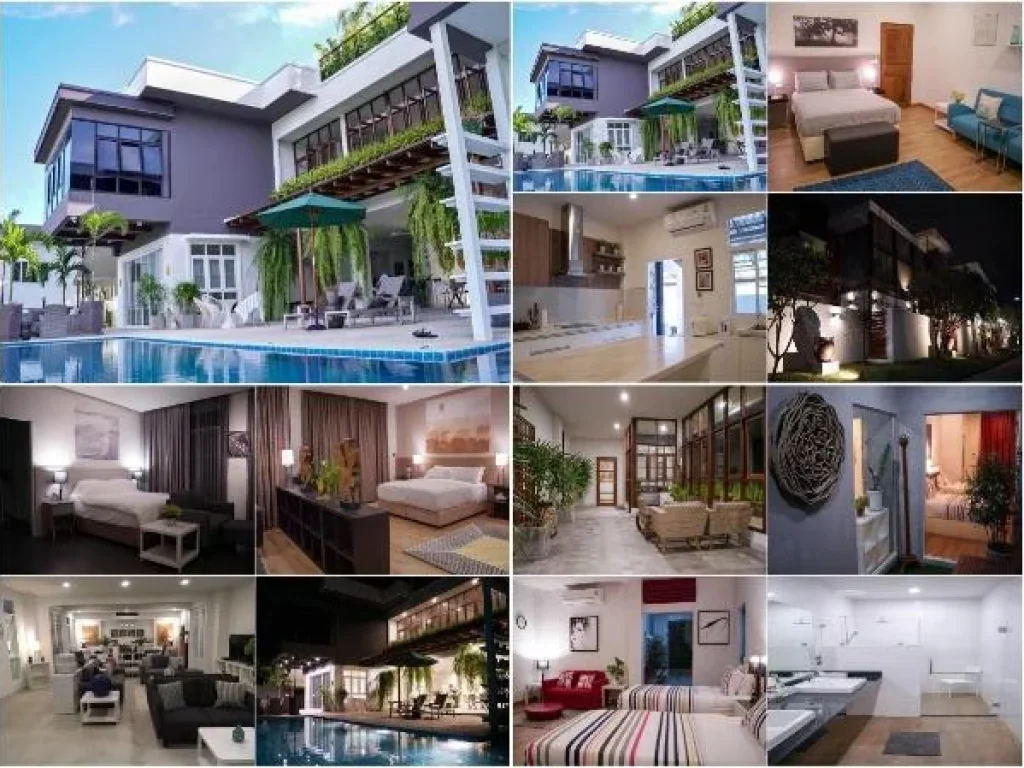 Luxurious 8 bedroom pool villa just north of the 700 year stadium with easy access to Chiang Mai University the Old Tow