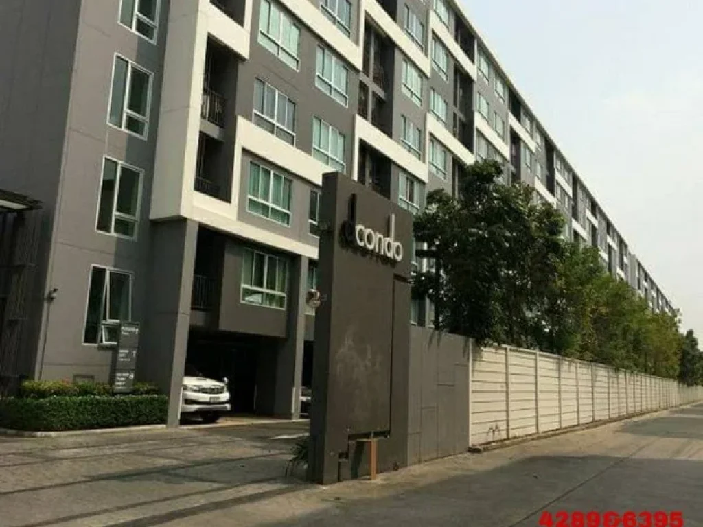 ขายด่วนคอนโด D Condo Ramkhamhaeng 642 ห้องสตูดิโอ สามารถกั้นห้องนอนแยกเป็น 1 ห้องนอนได้