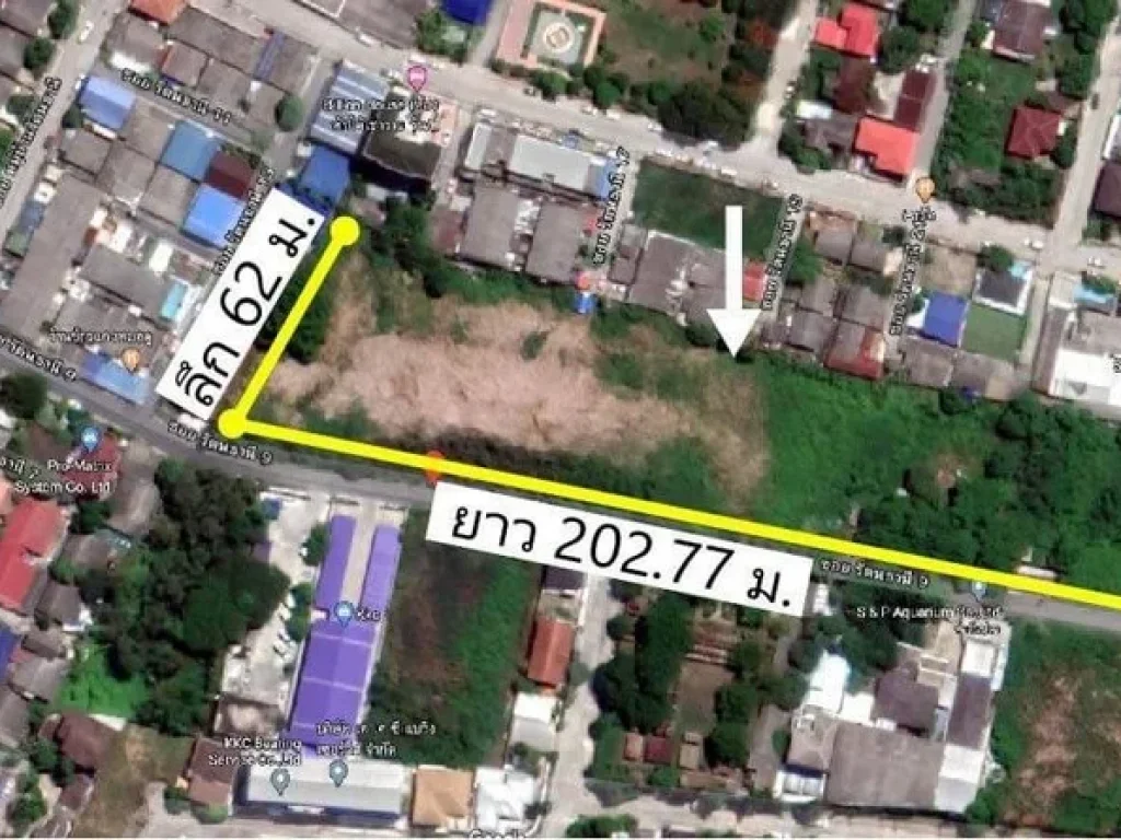 Land For Rent Near Tesco Lotus bangna wide 62 m long 20277 m