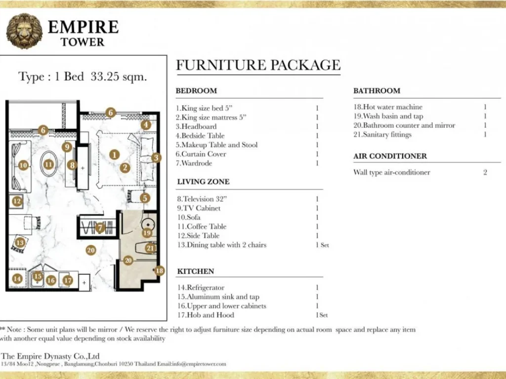 ลงทุนในพัทยา EMPIRE TOWER คอนโดฯ ระดับพรีเมียมที่ตอบโจทย์การใช้ชีวิตอย่างหรูหรา