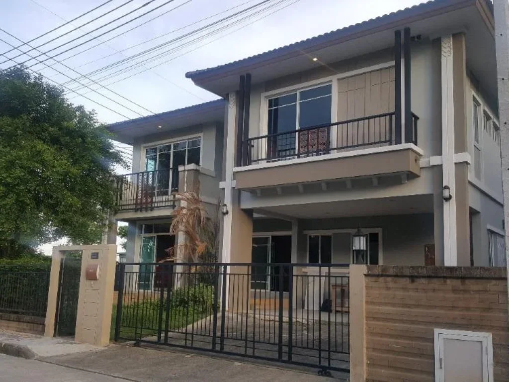 For Rent บ้านเดี่ยวพร้อมอยู่ หมู่บ้านภัสสร เพรสทีจ ปิ่นเกล้า-เพชรเกษม