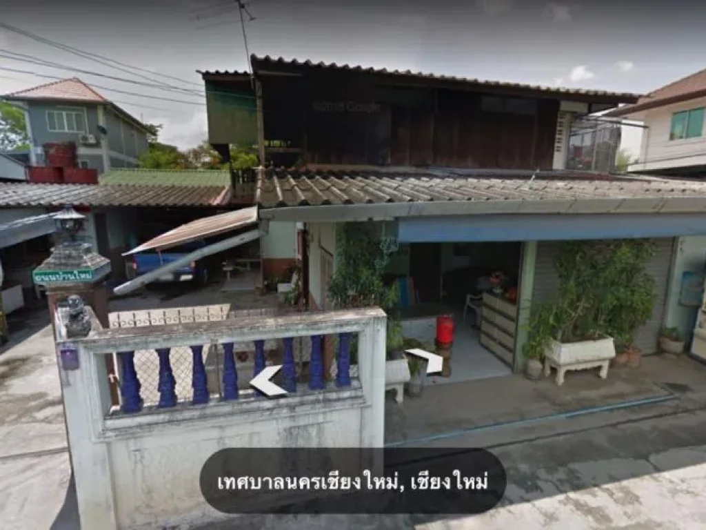 ขายบ้านเก่าติดถนนหนองป่าครั่ง ค้าขายได้ เขตเมืองเชียงใหม่