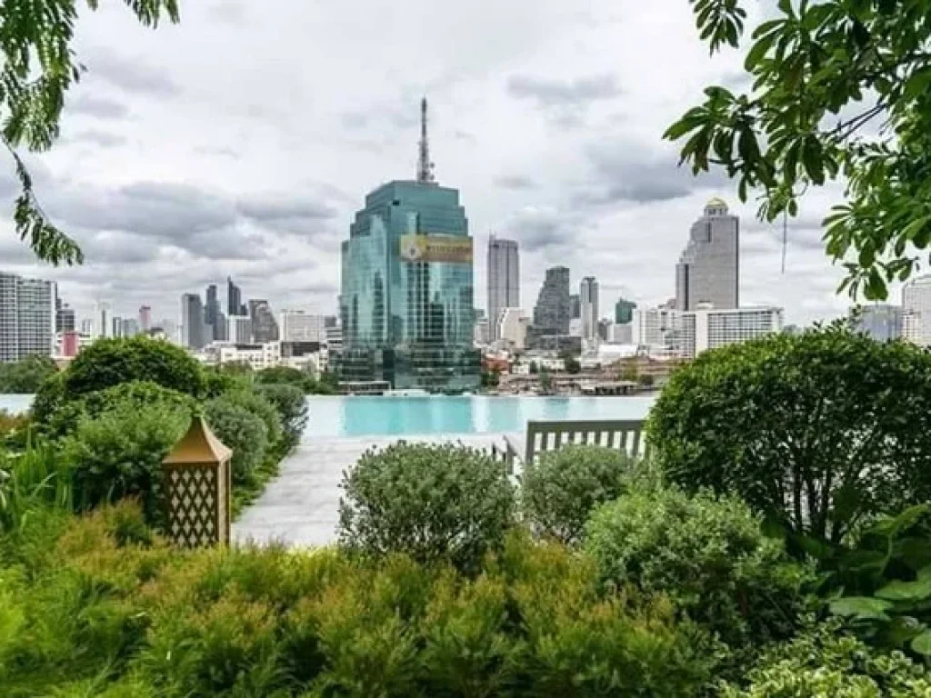 ขายดาวน์ The Residences Mandarin Oriental Bangkok ICON SIAM ชั้น 45 ห้องมุม 15017 ตรม