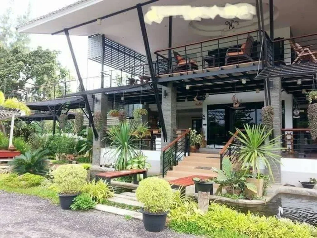 ขายที่ดินพร้อมบ้านสามารถเปิดร้านกาแฟค้าขายได้ ลำพูน