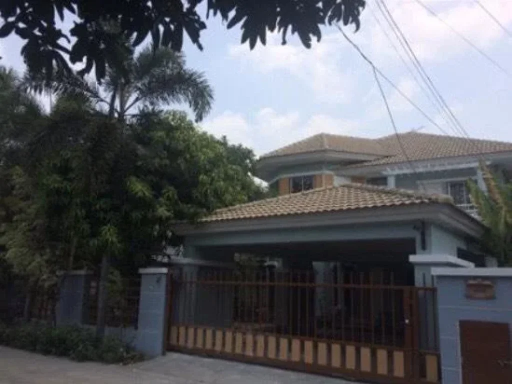 For Rent บ้านเดี่ยวพร้อมอยู่ หมู่บ้านวิลล่าสาราสินี สายไหม741