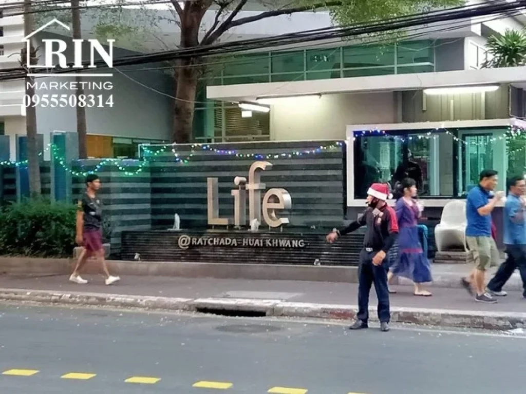 ขาย Life ไลฟ์รัชดา-ห้วยขวาง 1ห้องนอน1ห้องน้ำ ขนาด 41ตรมทำเลติดรถไฟฟ้าMRTสถานีห้วยขวาง