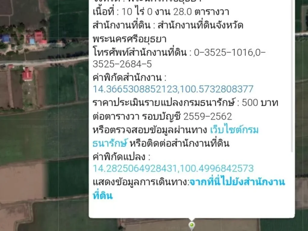 ขายที่ดิน3แปลง ใกล้คลองขุดใหม่ อยุธยา