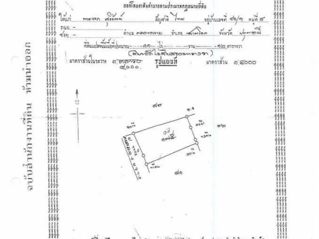 ขายที่ดินเปล่า อำเภอสามโคก ปทุมธานี