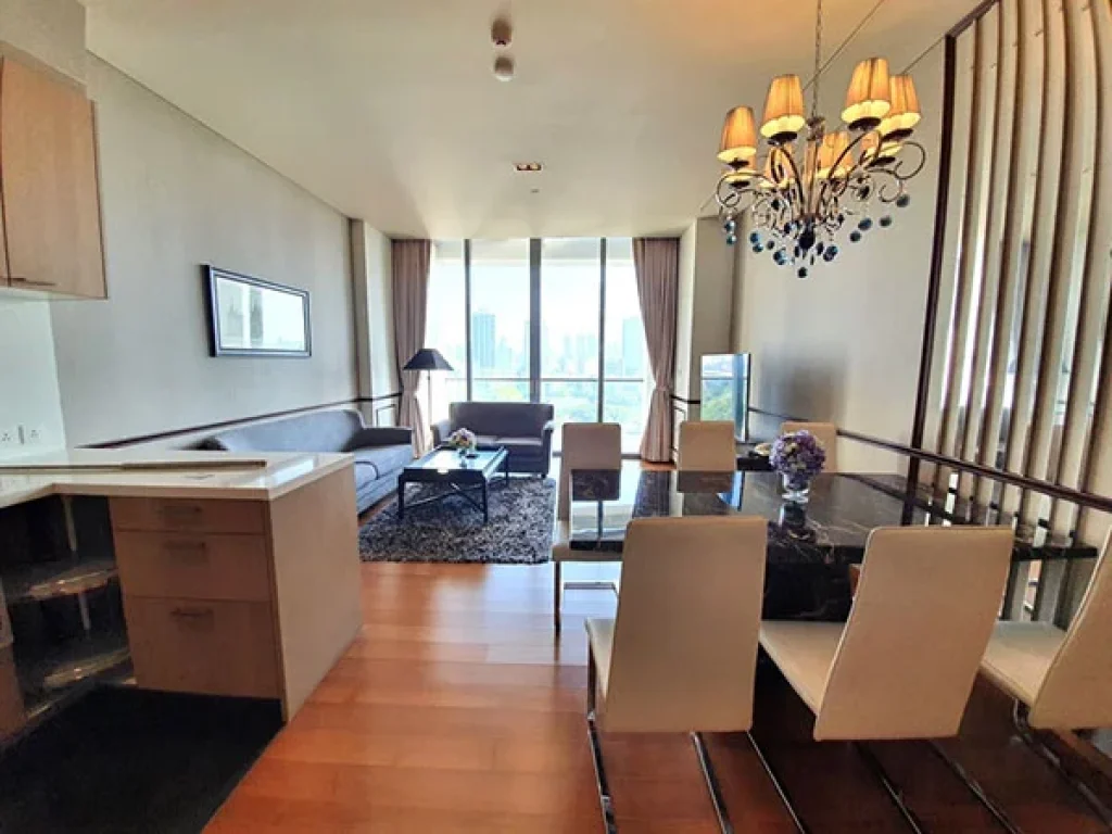 คอนโดหรู แบบ 2 ห้องนอน ที่ คอนโด The Sukhothai Residences A Luxury and Nicely Décor 2 Bedroom Unit at Sathorn Soi 1