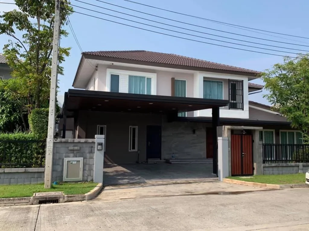 For Sale บ้านเดี่ยวหลังหัวมุม โครงการวรารมย์ พรีเมี่ยม วัชรพล-จตุโชติ