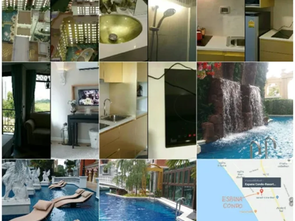 ขายคอนโดใหม่ ESPANA Condo Resort พัทยา พท24 ตรมราคา 1950000-บาท