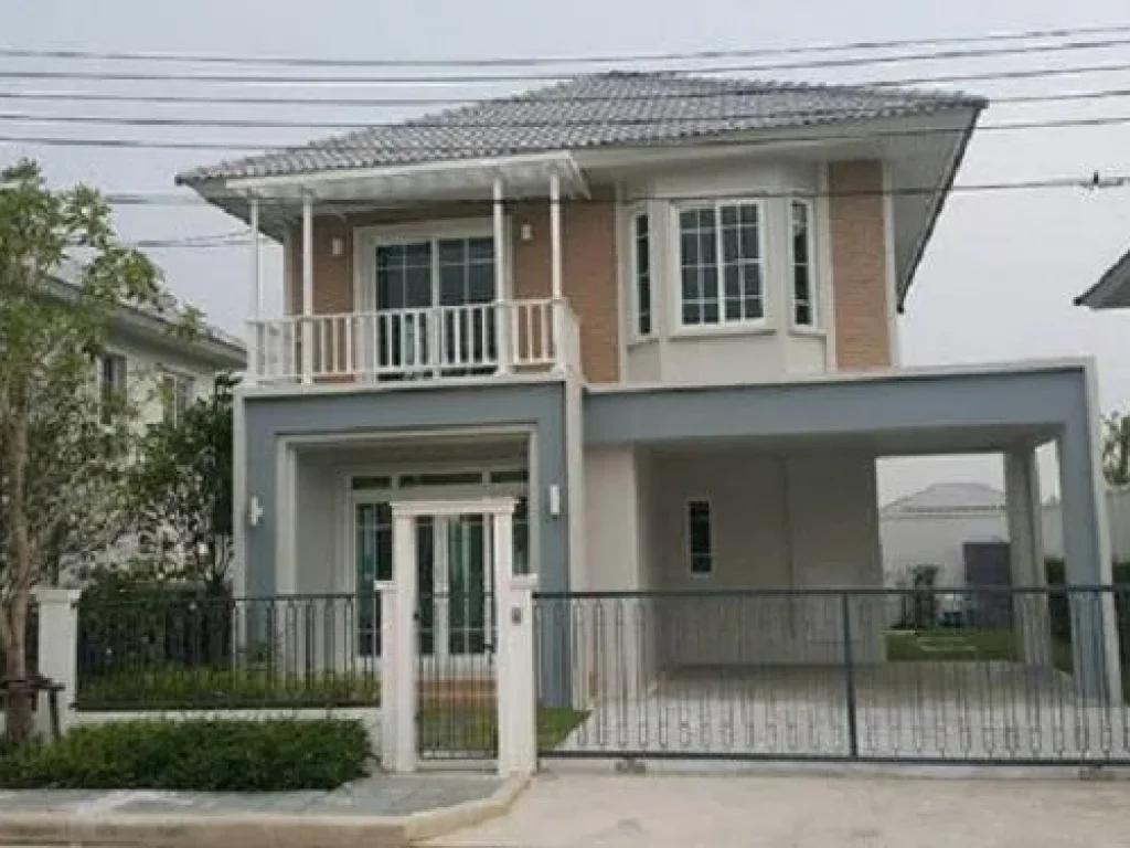 BS87 ให้เช่าบ้านเดี่ยว American Cottage Style หมู่บ้านชวนชื่น ซิตี้ นอร์ทวิลล์-วัชรพล บ้านสวย