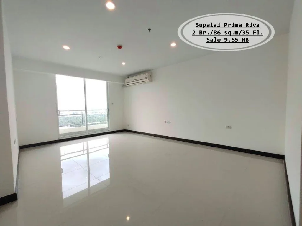 ขาย-Supalai Prima Riva StudioStudio 2นอน86 ตรม ทิศเหนือ ชั้น 35 วิวแม่น้ำ ขาย 955 ล้าน