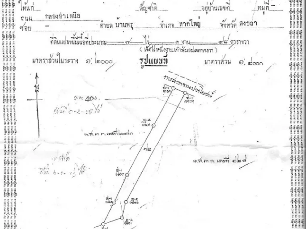 ขายที่ดินใกล้เทศบาลบ้านพรุใหม่