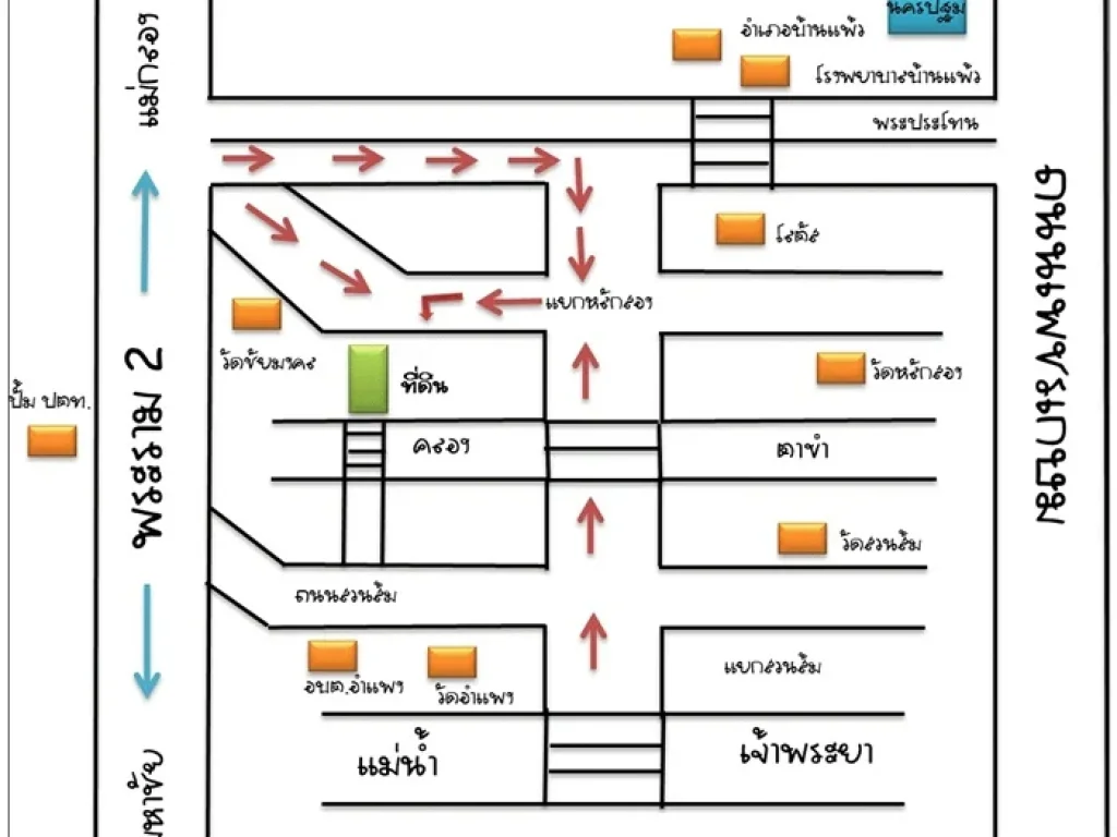 ที่ดินสวย เดินทางสะดวก พื้นที่สีเขียว อำเภอบ้านแพ้ว 16 ไร่เศษ