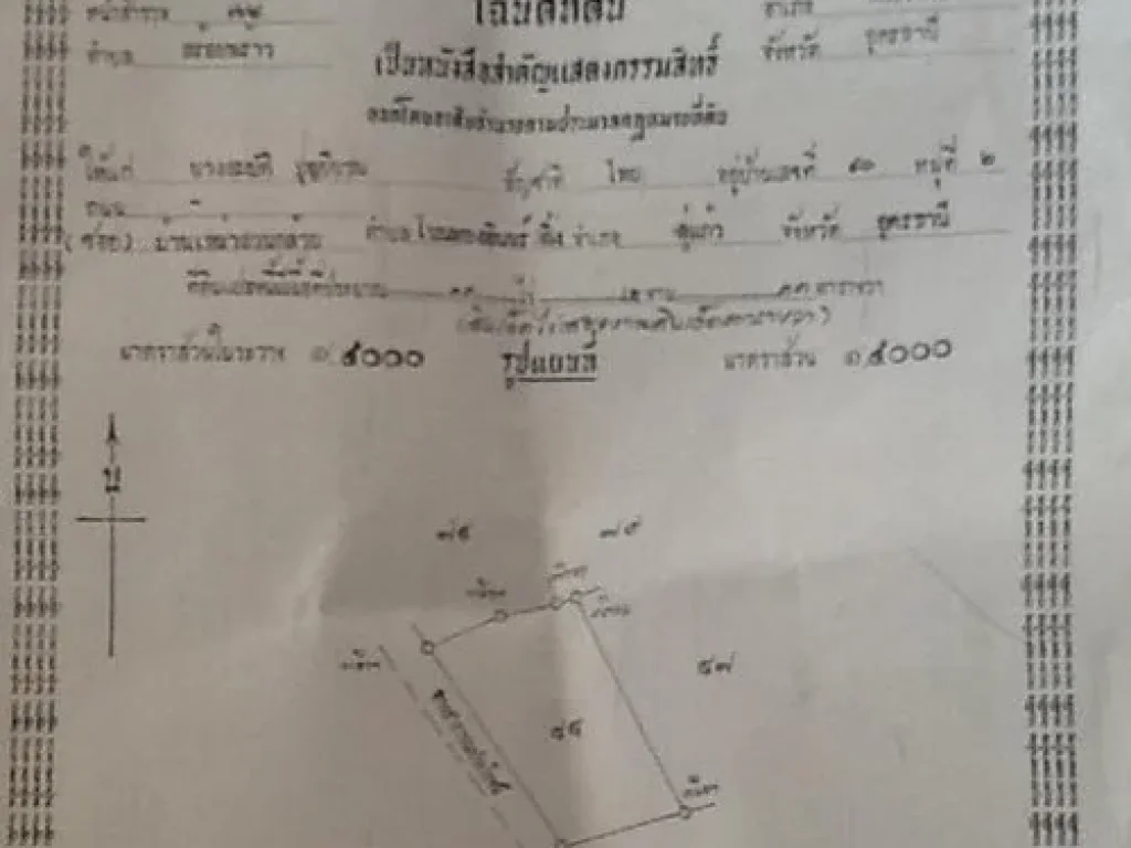 ที่นาโฉนดหน้ายาว200มติดถดำ25ไร่ขาย100000ไร่ตสร้อยพร้าว อหนองหาน