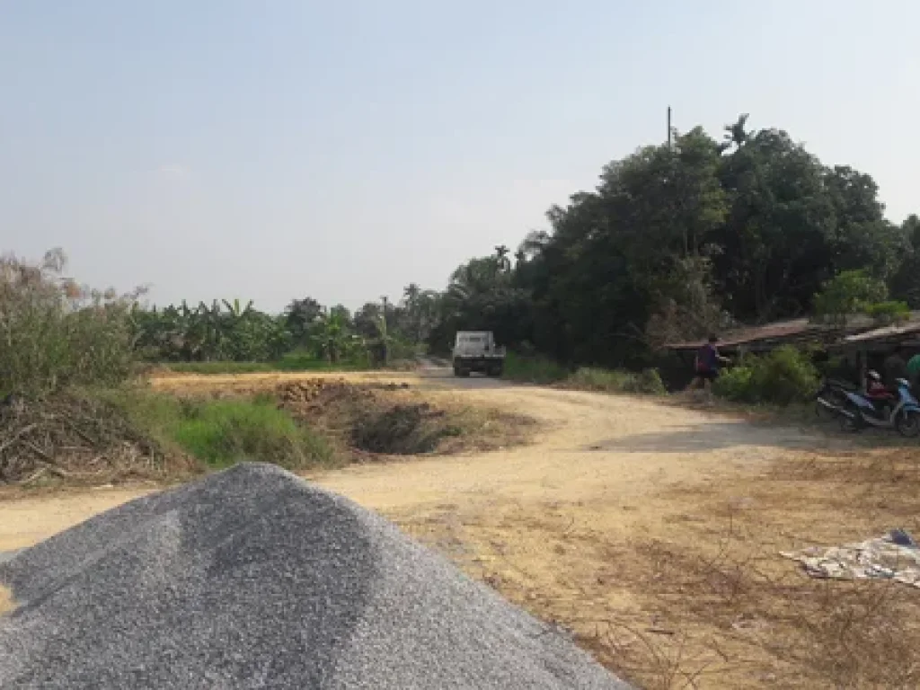 land that has been filled Next to the Tha Chin river70 meters beside the long canal3Entire along the land