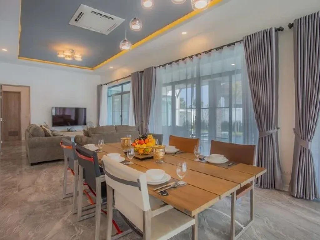 ขายบ้านเดี่ยว PLUMERIA VILLA TYPE C offers modern villas เขตชานเมืองหัวหิน