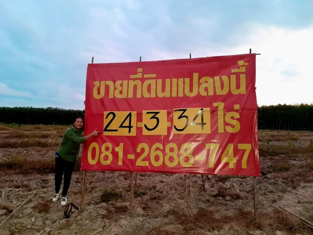 ขายที่ดิน 24-3-34 ไร่9934 ตรว พร้อมสวนยางพารา ติดถนนลาดยาง ใกล้ถนน บ้านบึง-แกลง344 อำเภอ วังจันทร์ ระยอง