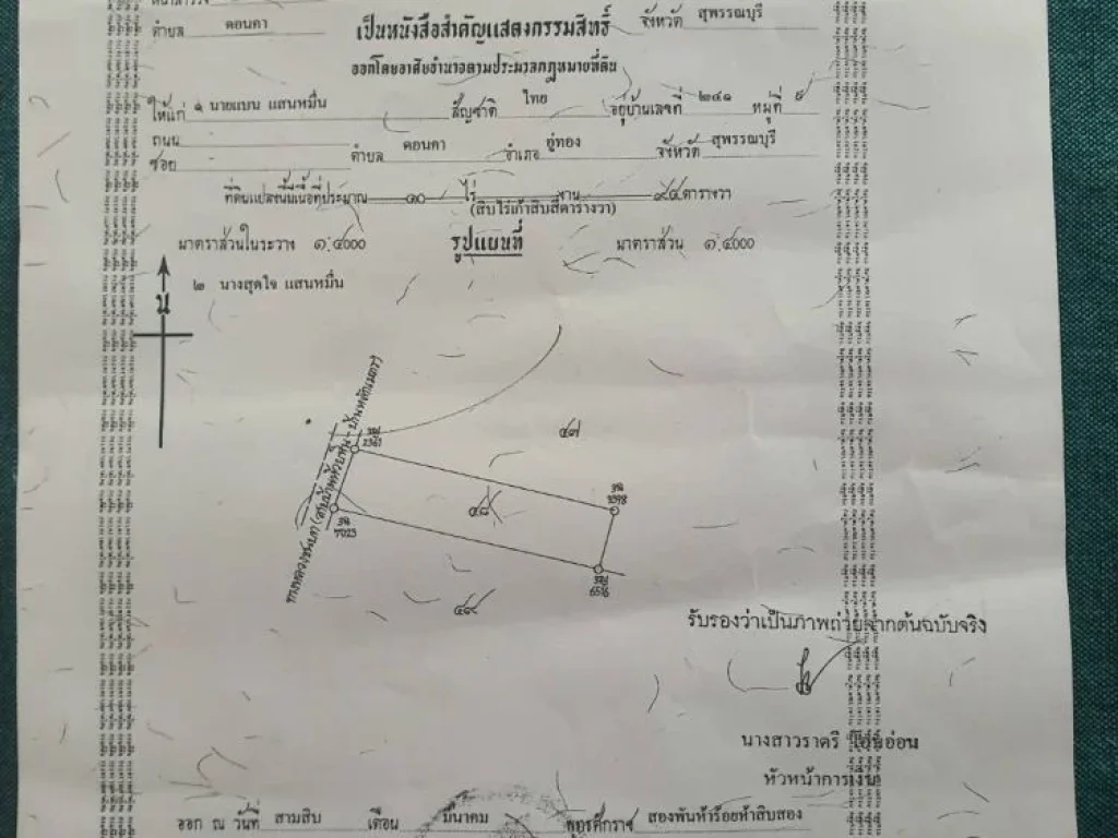 ที่ดินเพื่อการเกษตร น้ำดีถนนดำราคาถูก