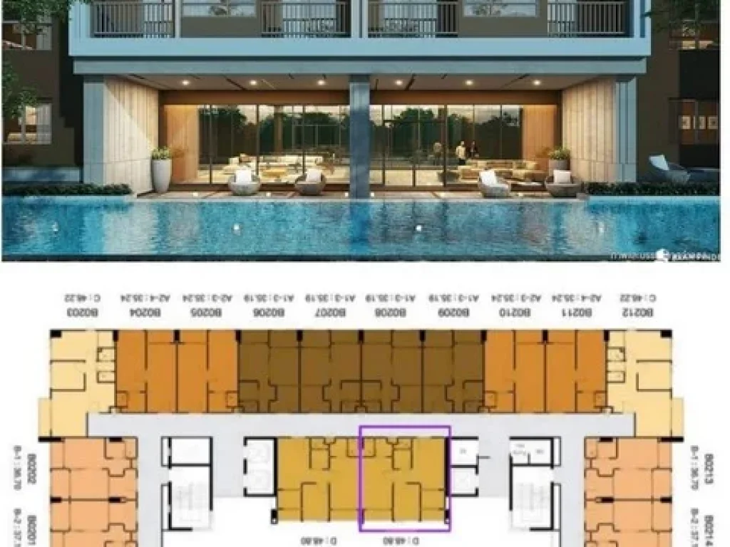 ขายคอนโด Rare Unit condo ติด BTS Niche mono puchao ขนาด 4880 ตรม