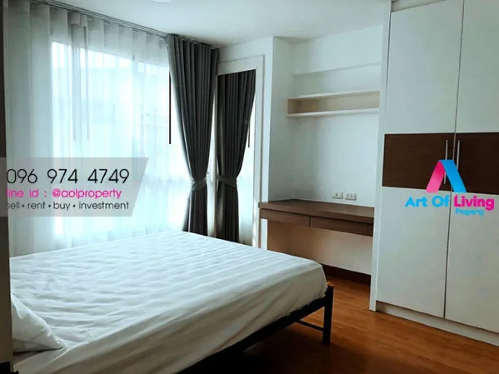 ให้เช่า คอนโด Serene Place Sukhumvit 24 ชั้น 2 ใกล้ BTS พร้อมพงษ์ 2 นอน เฟอร์ฯครบ AOL-191200579