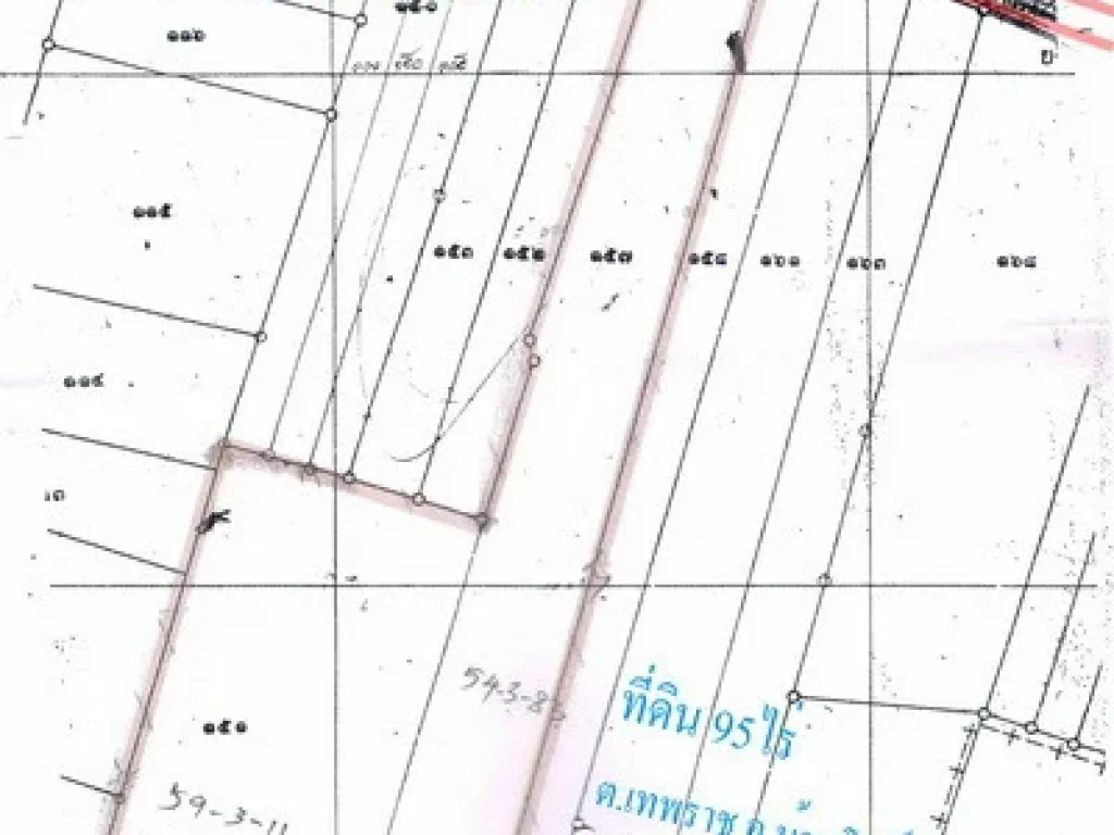 ขายที่ดินแถวโตโยต้า บ้านโพธิ์ 95ไร่ ตเทพราช