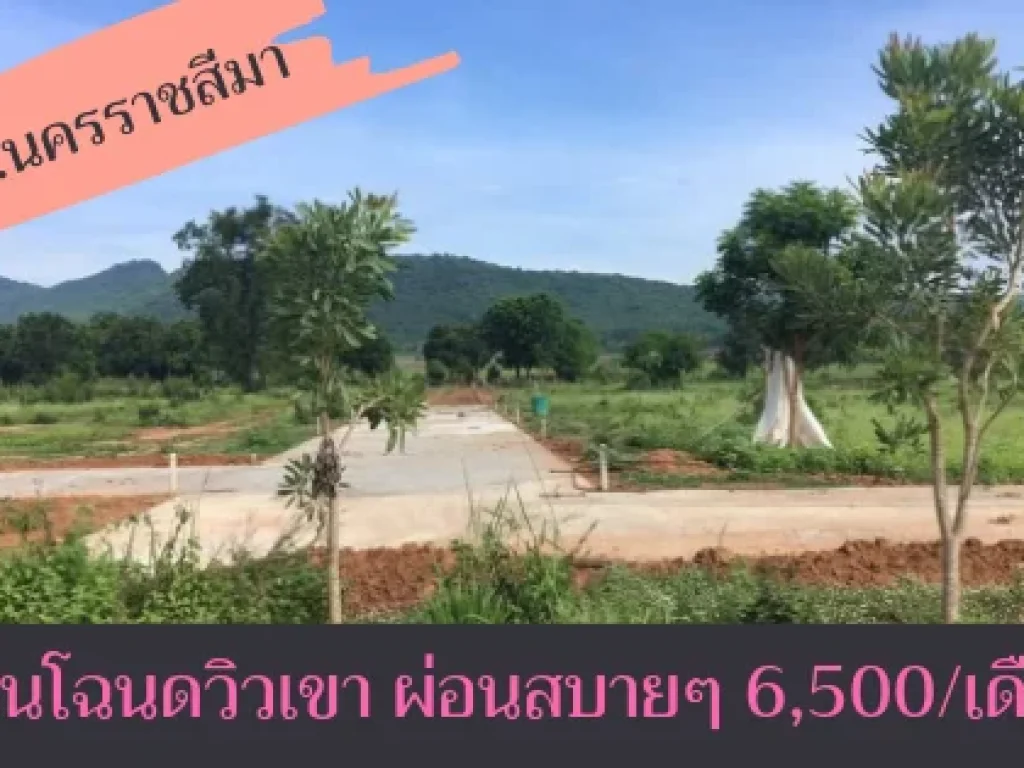 ขายที่ดินโฉนด ผ่อนได้ อสีคิ้ว วิวเขา