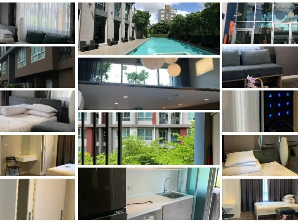 ขาย D condo campus ของแสนสิริ ABAC บางนา ห้องมุม พร้อมเฟอร์นิเจอร์ เจ้าของขายเอง บางบ่อ สมุทรปราการ