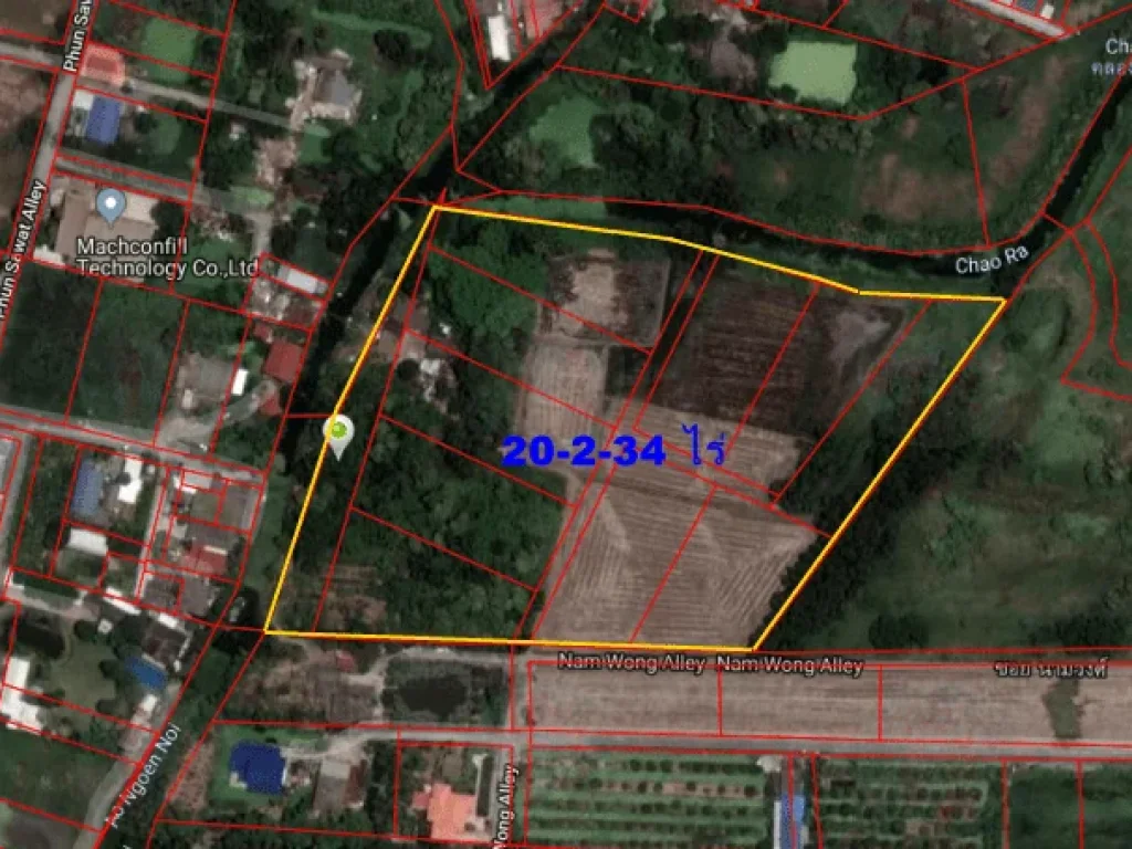 ขายที่ดิน 20 ไร่ 2 งาน 34 ตรว ถนนสุขาภิบาล5 ซอย32 แยก3 วัชรพล32 แยก 3