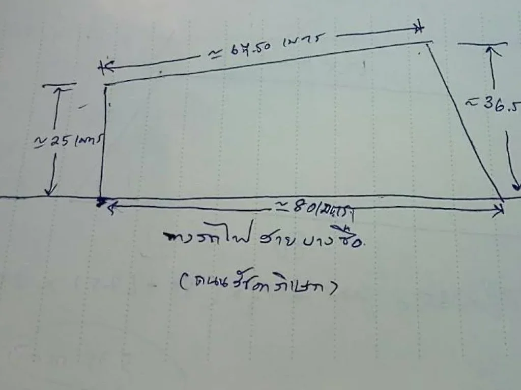 ที่ดินริมถนนรัชดา ที่ดินห้วยขวาง 535 วา ใกล้รัชดาซอย20 สี่แยกรัชดาสุทธิสาร สถานีรถไฟฟ้าสุทธิสาร ใกล้ลาดพร้าว