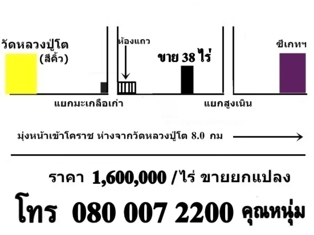 ขายที่ดิน 38 ไร่ติดถนนมิตรภาพสูงเนิน หน้ากว้าง 105 มถมแล้วยกแปลง ฝั่งขาเข้าโคราช ทำเลดีมากครับ