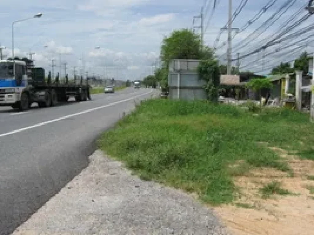 ขายที่ดินติดถนนสขุมวิท พัทยา - บางเสร่ หลายแปลง 20 - 190 ไร่