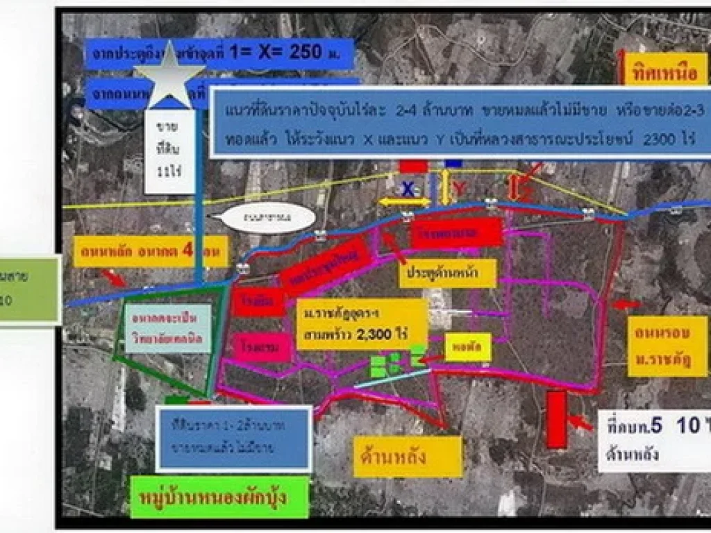 ขายที่ดินสวย จำนวน 10 ไร่โฉนดพร้อมโอนด้านหน้ามหาวิทยาลัยราชภัฎอุดรธานี สามพร้าว