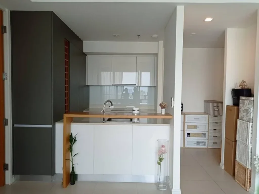 For Rent Magnolia Waterfront at Icon Siam 66 square 1 bed 1 bath Floor 19