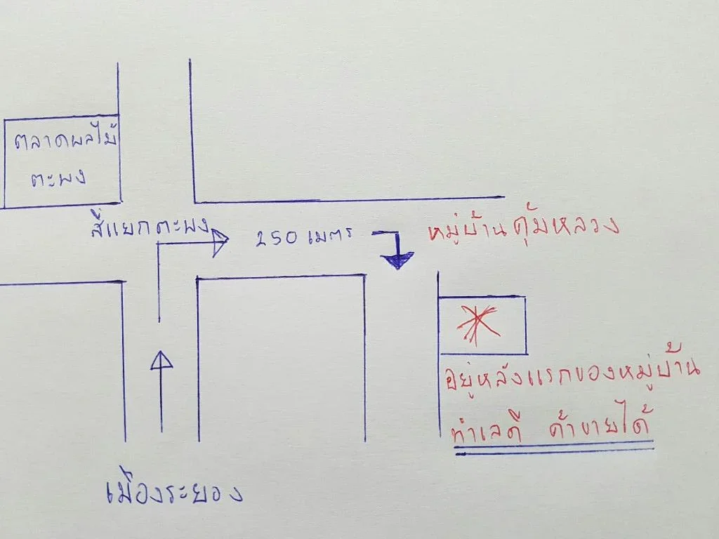 บ้าน 2 ชั้น ใกล้ตลาดผลไม้ตะพง 47 ตารางวา ผ่อนเพียงเดือนล่ะ 6000