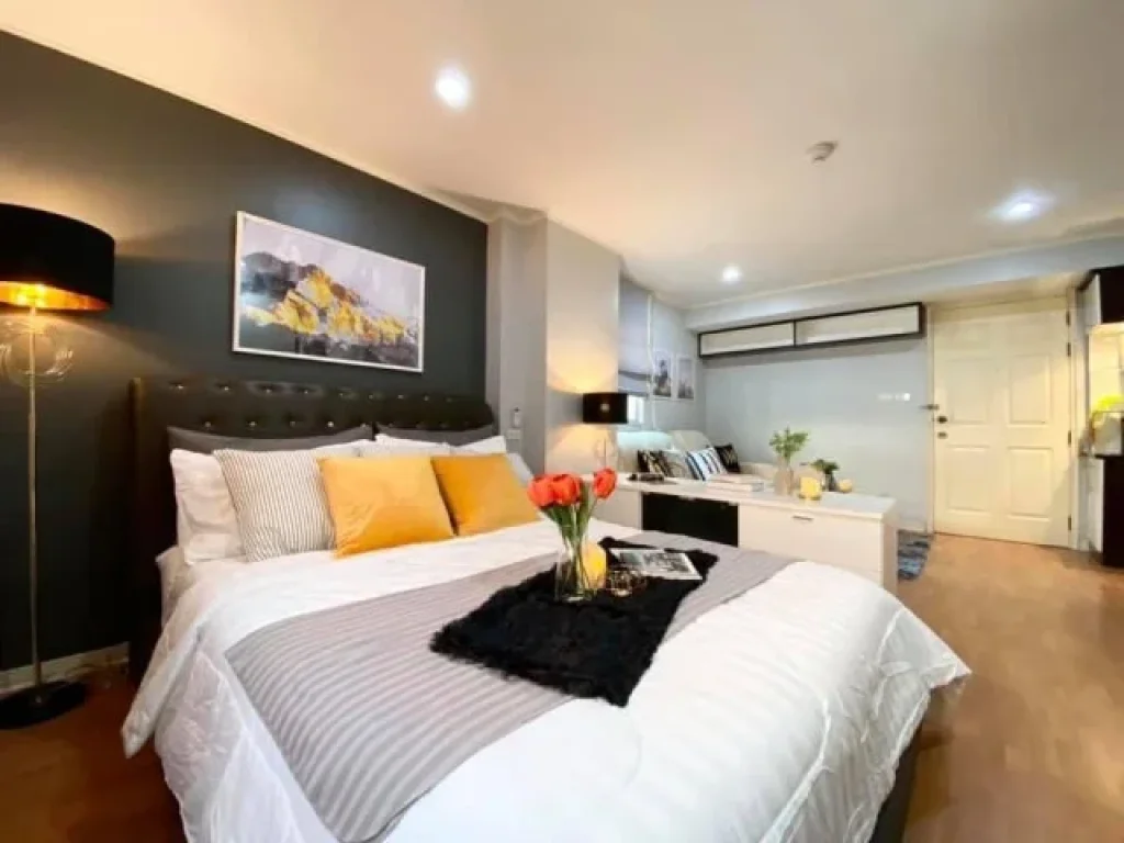 ขาย Lumpini ville Thailand Cutural condo ตึก D1 ขนาด 31 ตรม ห้องมุม ชั้น สูง วิวดี