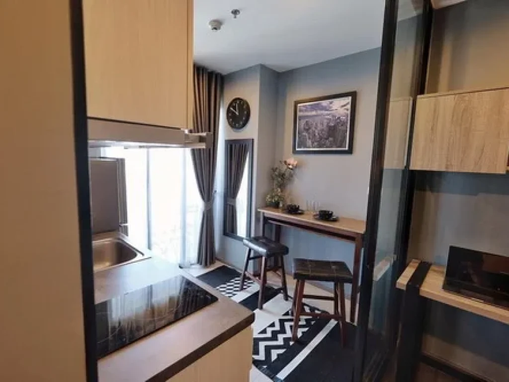 คอนโด สุขุมวิท ให้เช่า The Base Park West สุขุมวิท 77 ชั้นสูง วิวเมือง ห้องมุม Fully Furnished