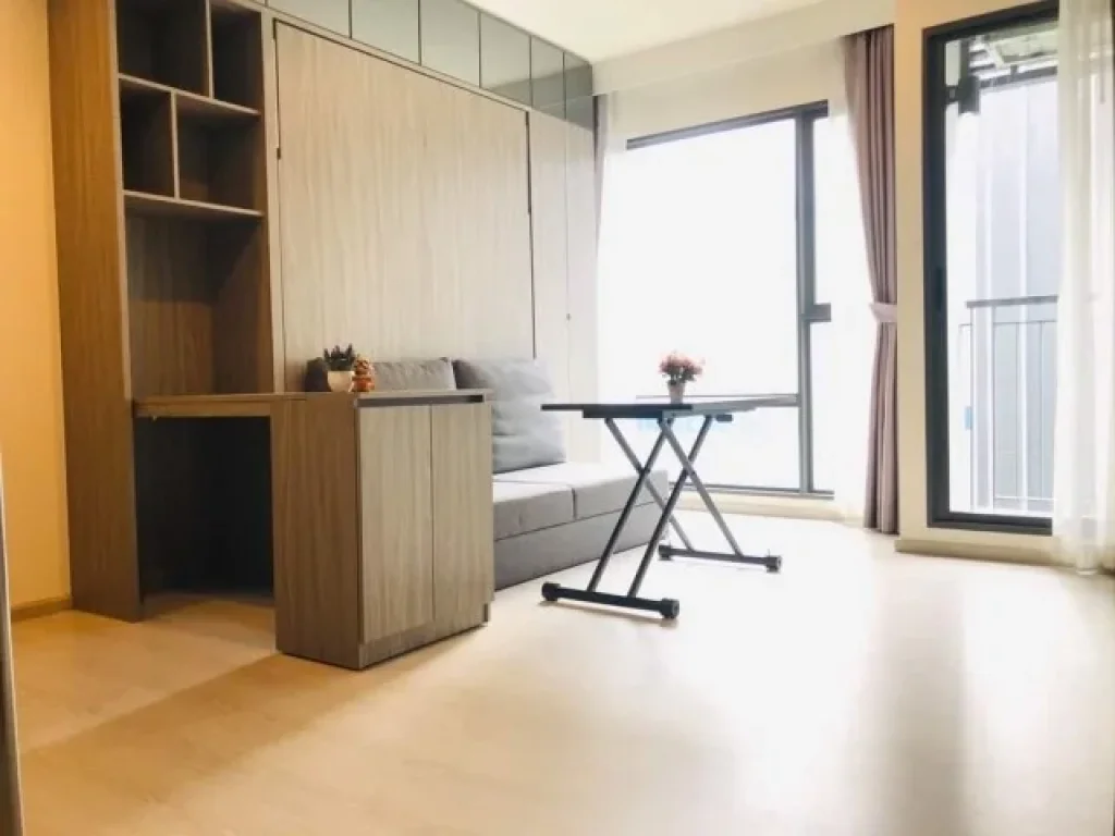 Condo for RENT at Rhythm Asoke 1 ชั้น33 ขนาด 23 ตรม พร้อมเฟอร์นิเจอร์ Build in ครบ