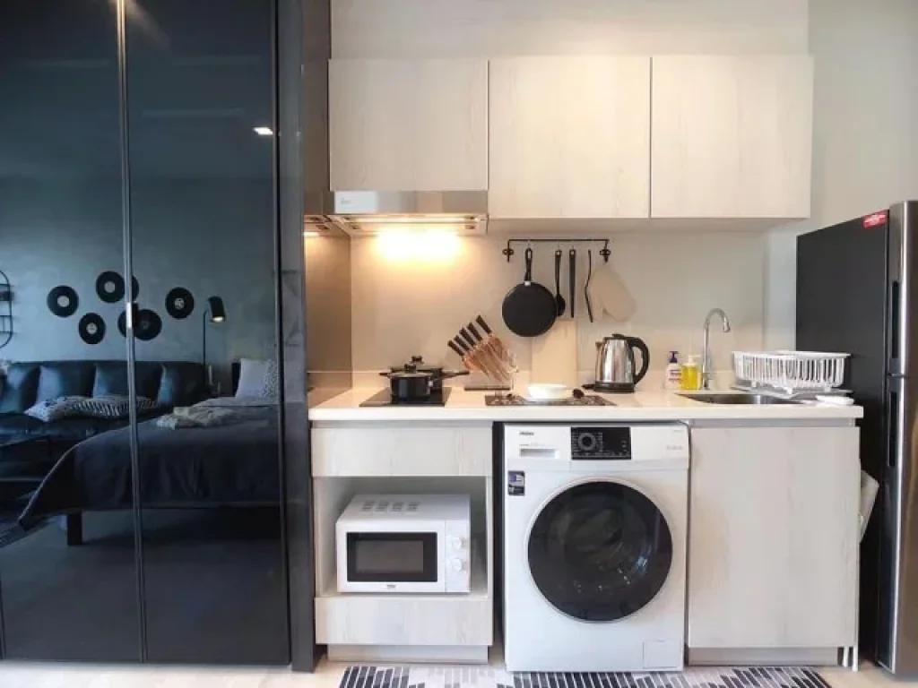 Condo for RENT at LIFE ONE WIRELESS 28 Sqm studio on 29th floor modern style