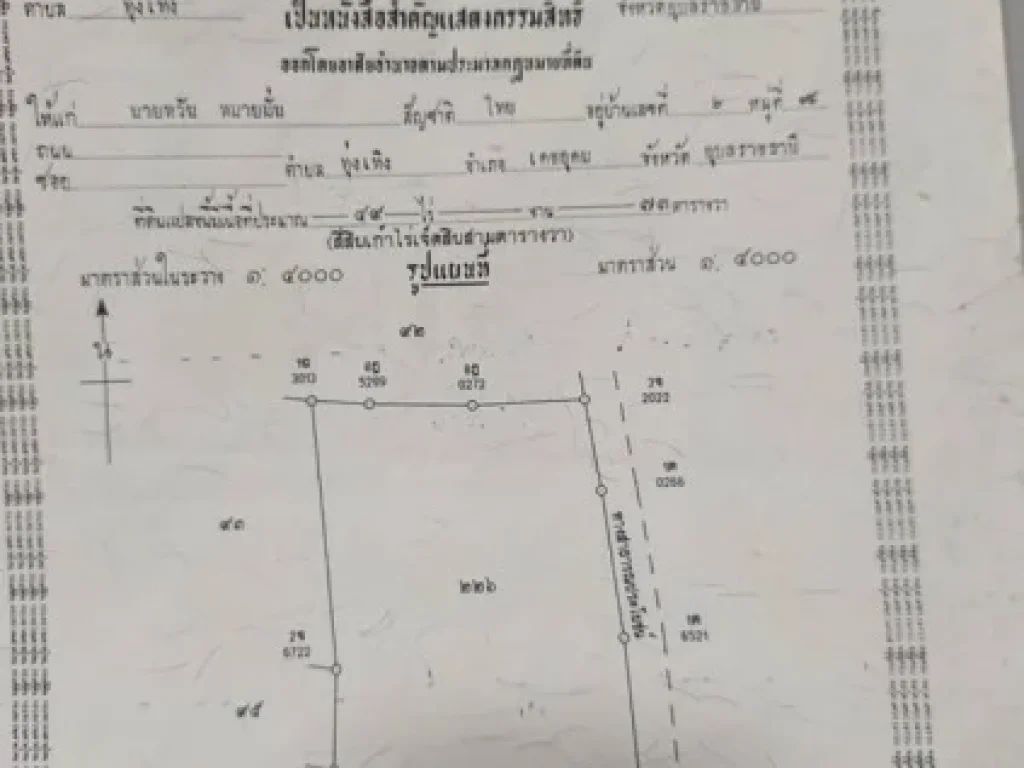 ขายที่ดิน 49ไร่ ไร่ละ250000 บาท ใกล้เขตอุตสาหกรรมเดชอุดม อุบลราชธานี