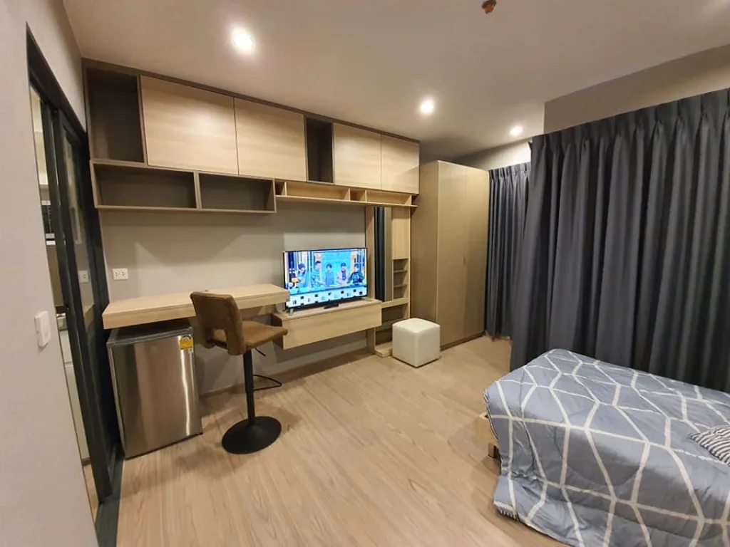 ให้เช่าCondo The tree huamak Interchangeชั้น 8 ขนาด 23 ตรม ห้อง studio ราคา 12500 บาท 0979495559