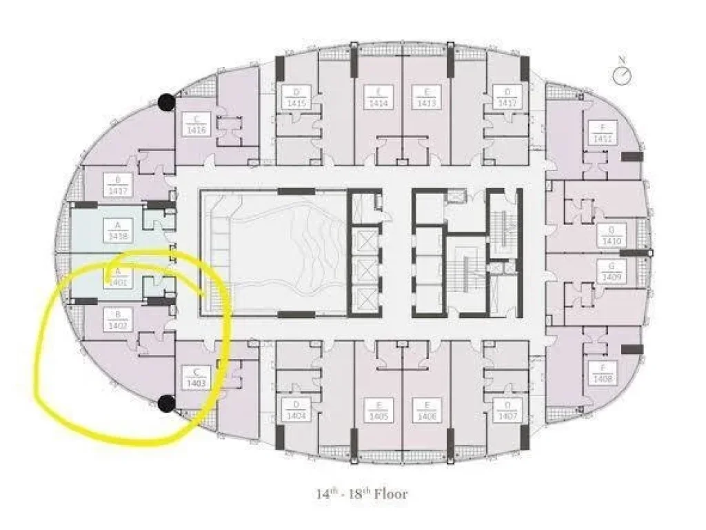 ขายคอนโด Skywalk Condominium Weltz Residence 1 ห้องนอน 54 ตรม ชั้น 16 ใกล้ BTS พระโขนง