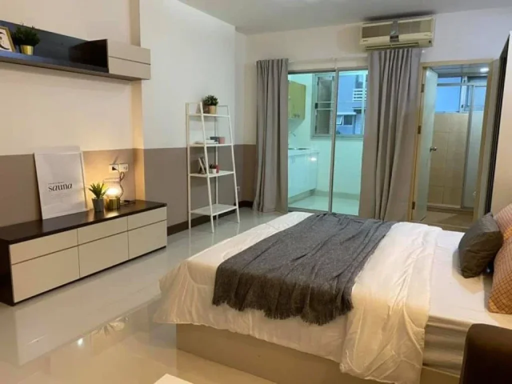 ขายด่วน คอนโด Supalai City Home Ratchada Soi 10 ห้อง สตูดิโอ 30 ตรม ชั้นที่ 3 เพิ่งตกแต่งใหม