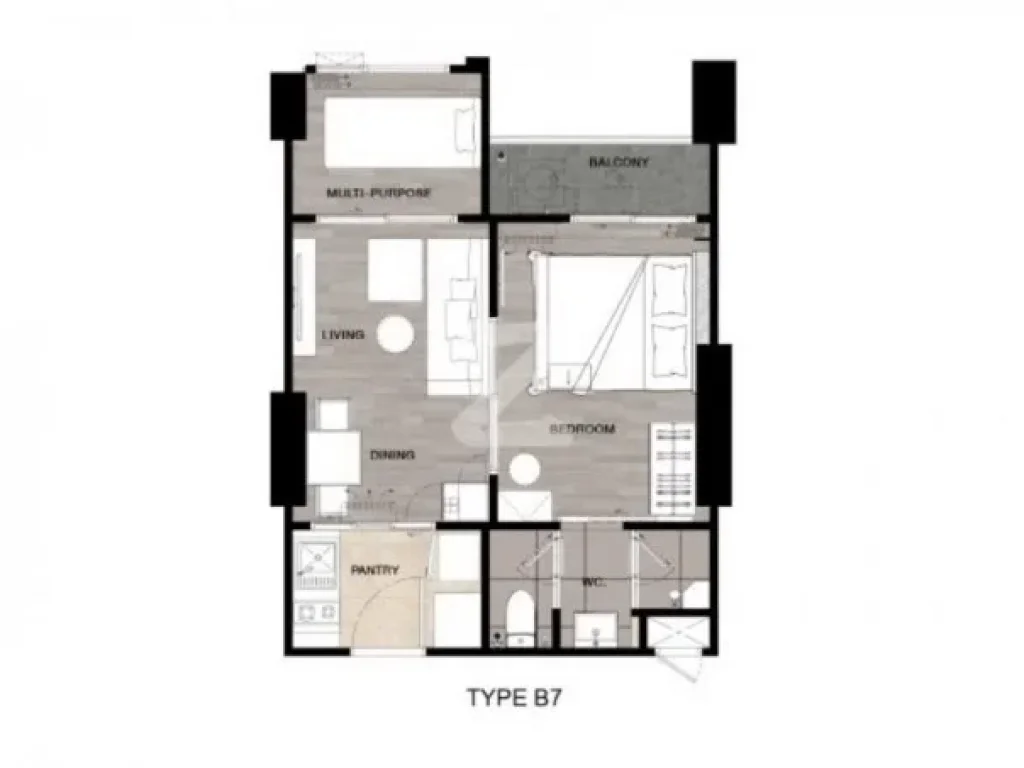 ขายดาวน์ คอนโด นิช โมโน เมกะ สเปซ บางนา Niche Mono Mega Space Bangna คอนโดมิเนียม ถนนบางนา-ตราด