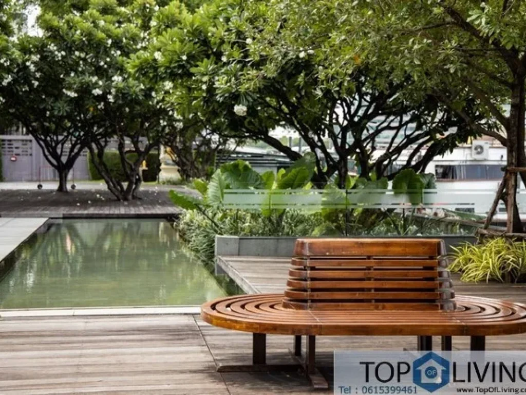 Hot Sell The River Charoenakorn Soi 13 1 bed 1 bath City view with unblocked view