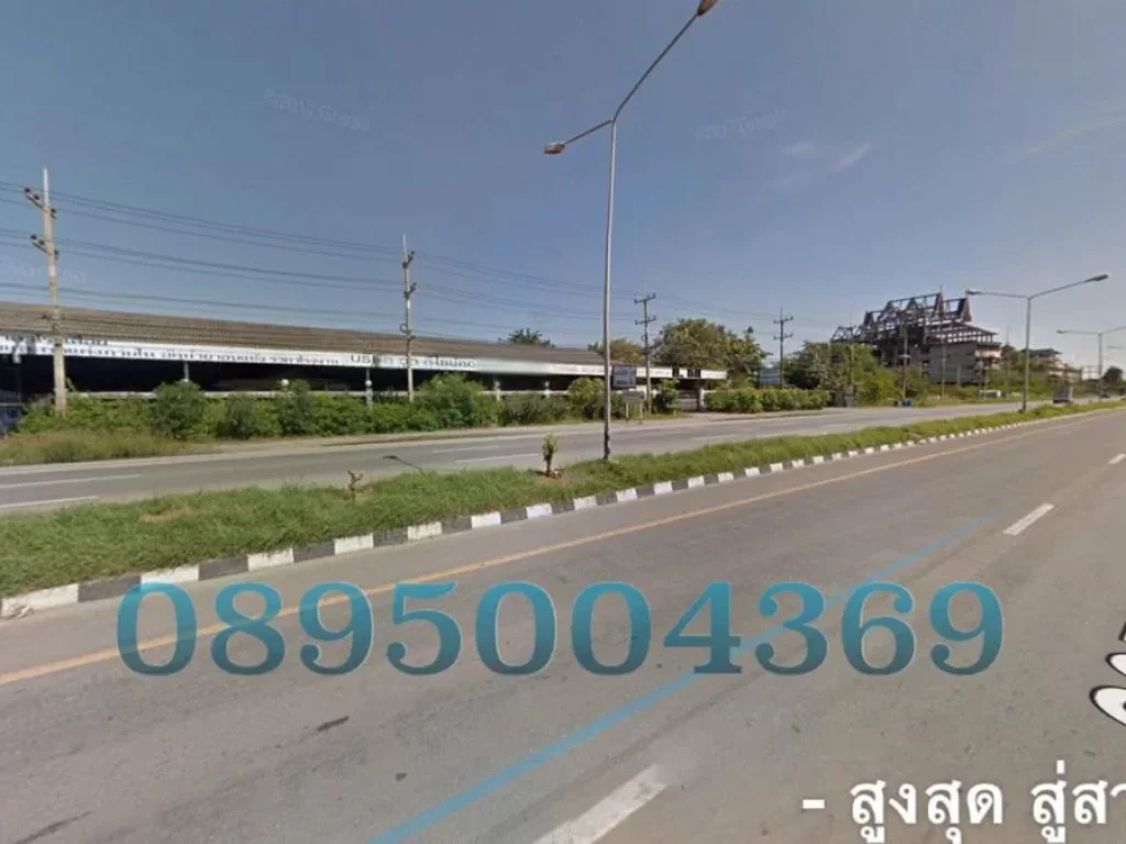 ขายที่ดินติดถนนรังสิต-นครนายก องครักษ์ ติดสถานีรถไฟองครักษ์ ใกล้ มศว เกือบ 6 ไร่