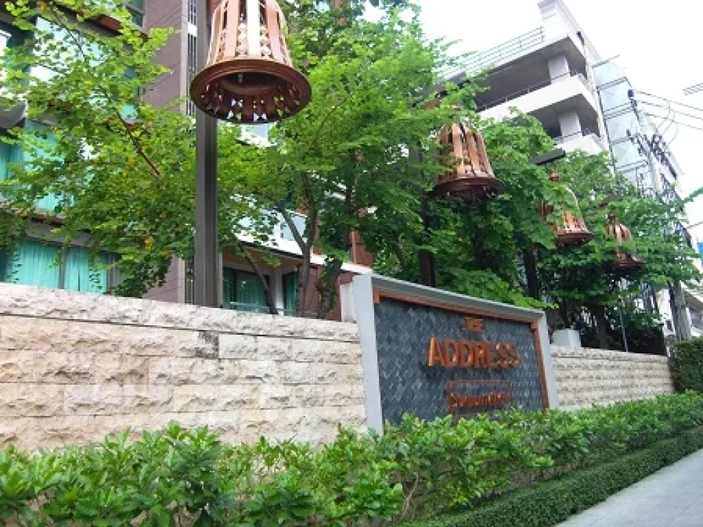 ให้เช่า คอนโดหรู The Address Sukhumvit 61 1bed 47ตรม ชั้น 7 40000 บาทต่อเดือน